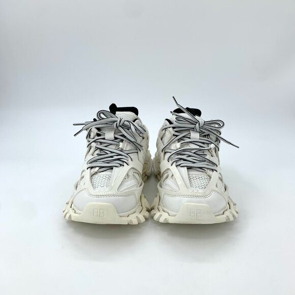 Balenciaga Track Low Top Sneakers White Size 41 Mens Athletic Trainers - Picture 3 of 9